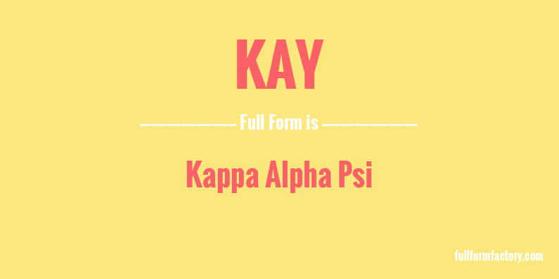 kay-full-form