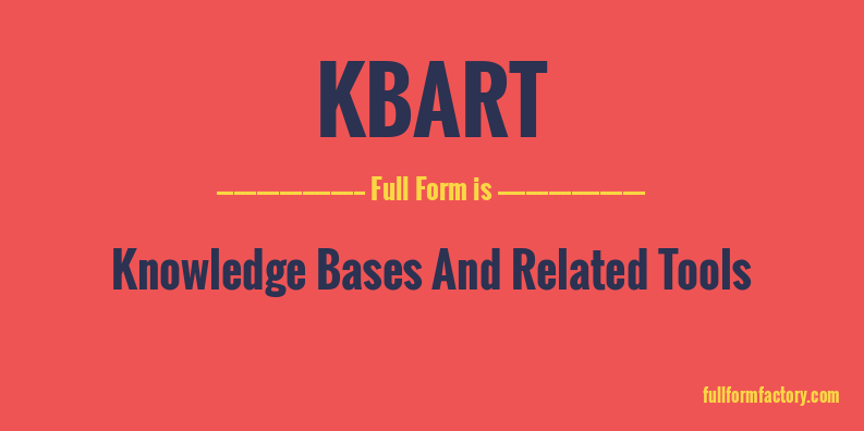 kbart-full-form