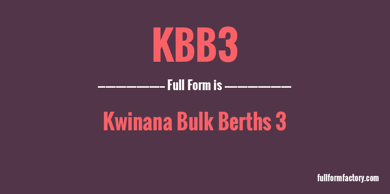 kbb3-full-form