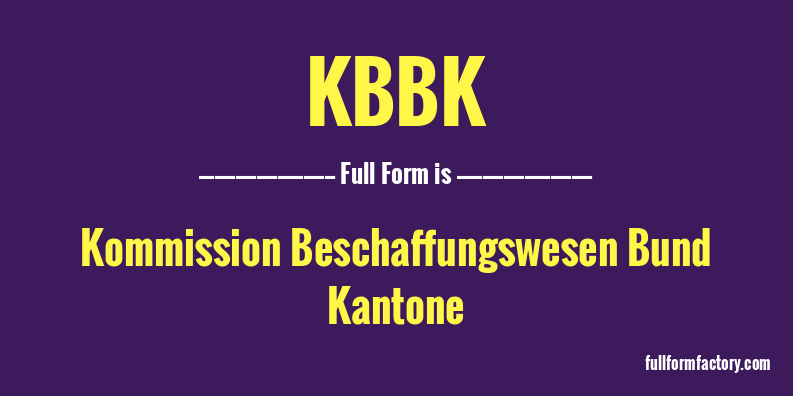 kbbk-full-form