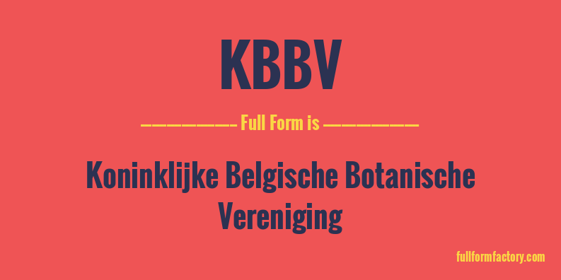 kbbv-full-form