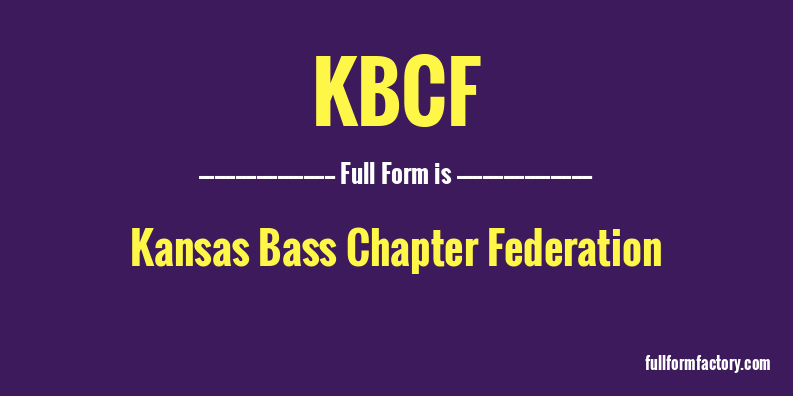 kbcf-full-form