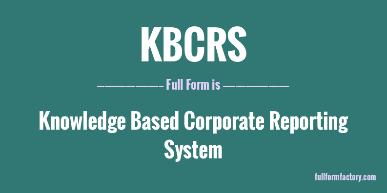 kbcrs-full-form
