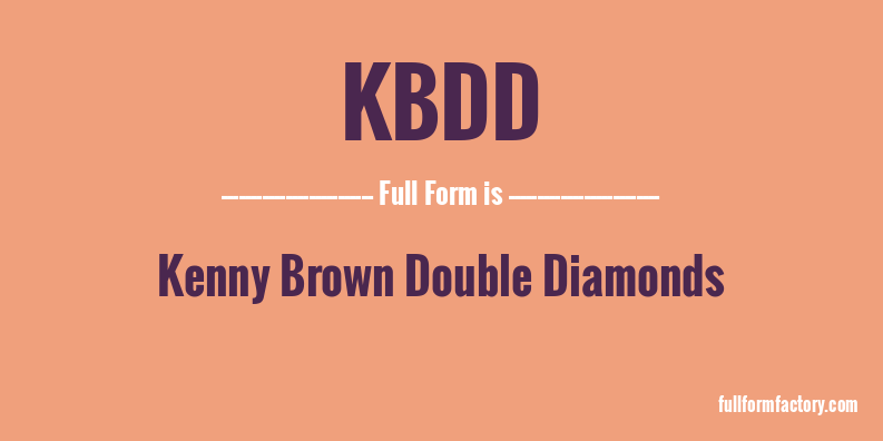 kbdd-full-form