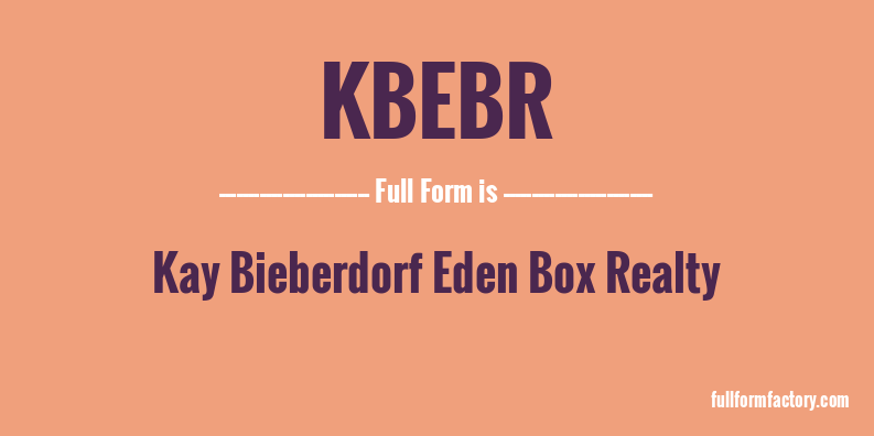 kbebr-full-form
