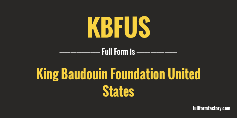 kbfus-full-form