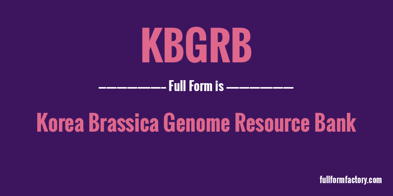 kbgrb-full-form