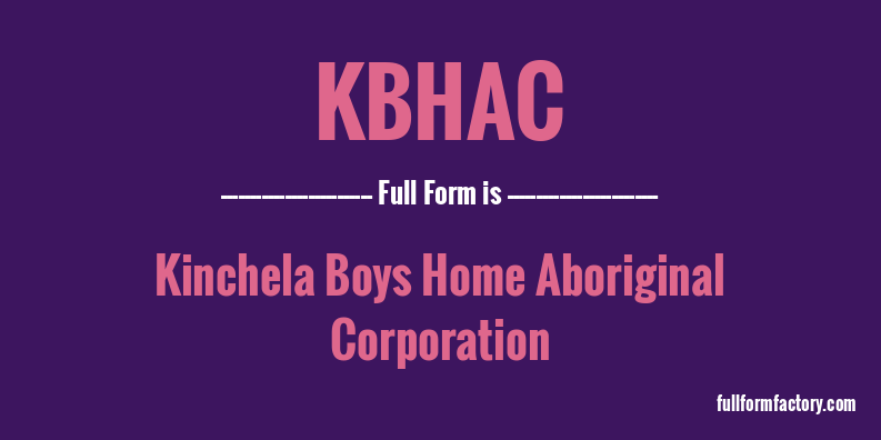 kbhac-full-form