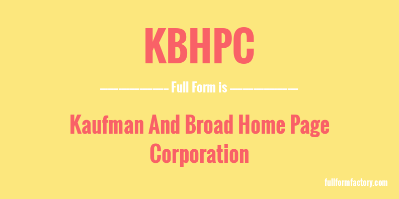 kbhpc-full-form