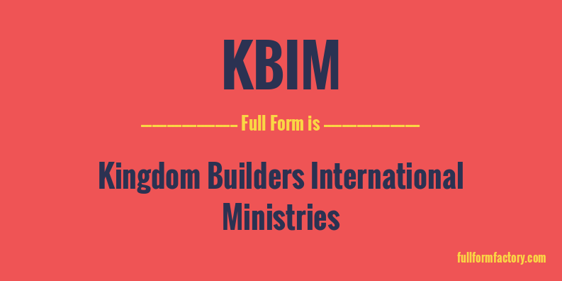 kbim-full-form