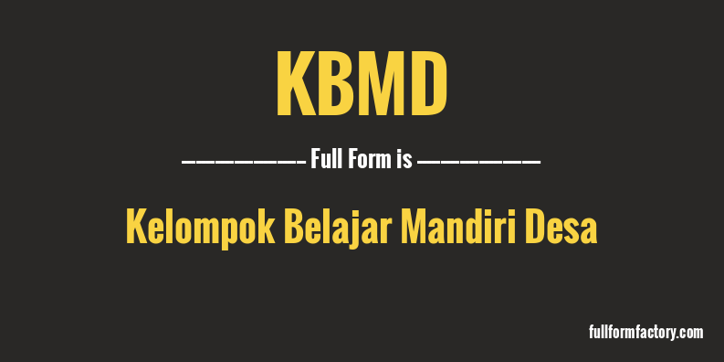 kbmd-full-form