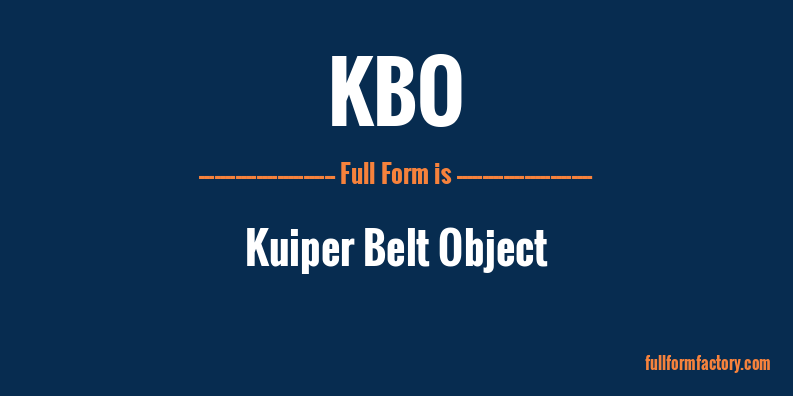 kbo-full-form