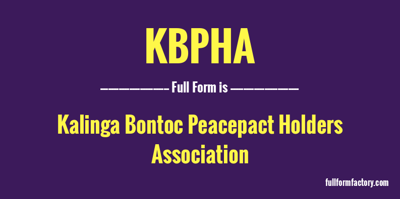 kbpha-full-form