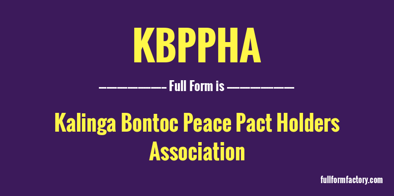 kbppha-full-form