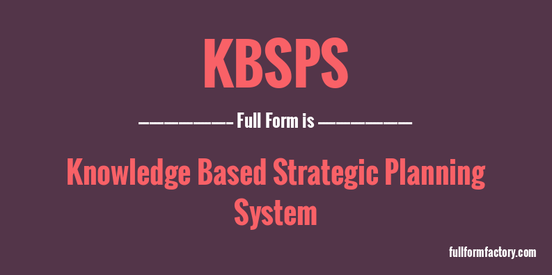 kbsps-full-form