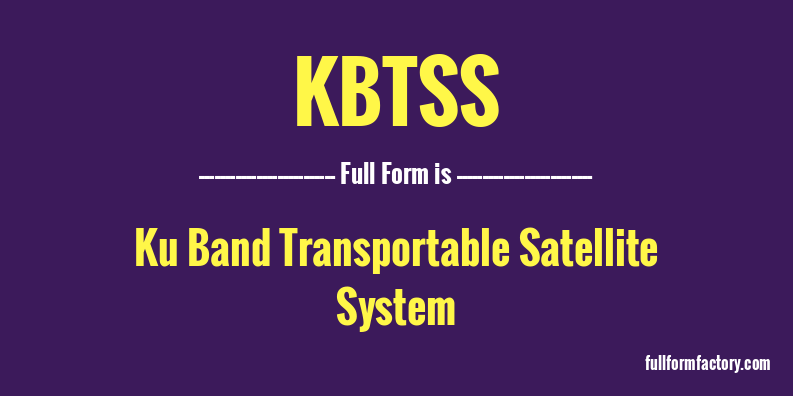 kbtss-full-form