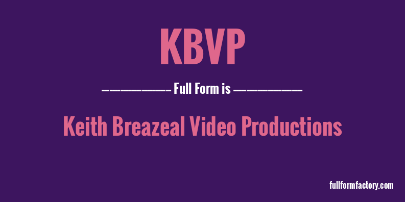 kbvp-full-form