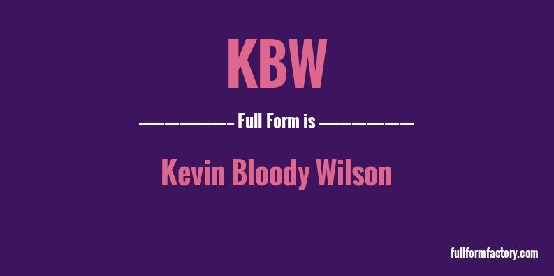 kbw-full-form