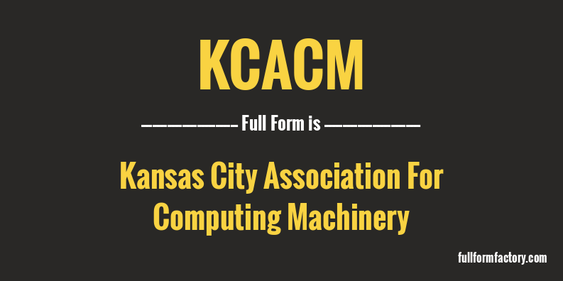 kcacm-full-form