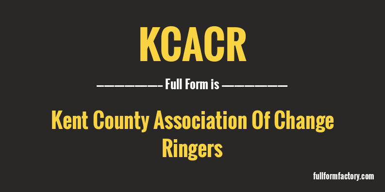 kcacr-full-form