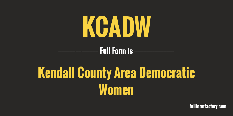 kcadw-full-form