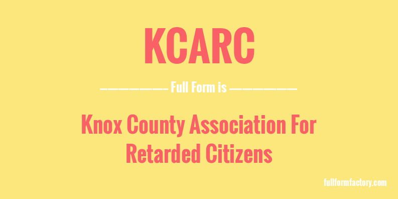 kcarc-full-form