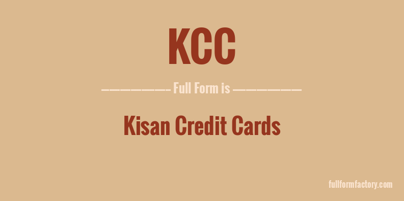 kcc-full-form