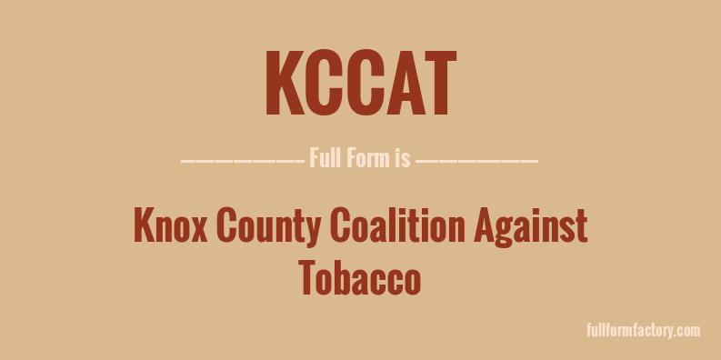 kccat-full-form