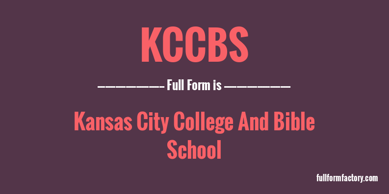 kccbs-full-form