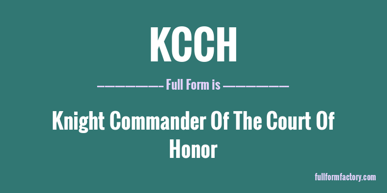 kcch-full-form