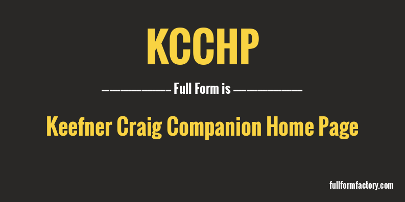 kcchp-full-form