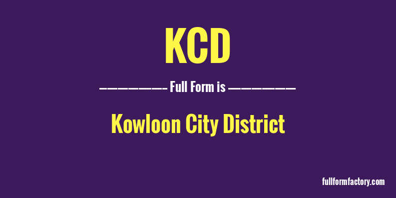 kcd-full-form