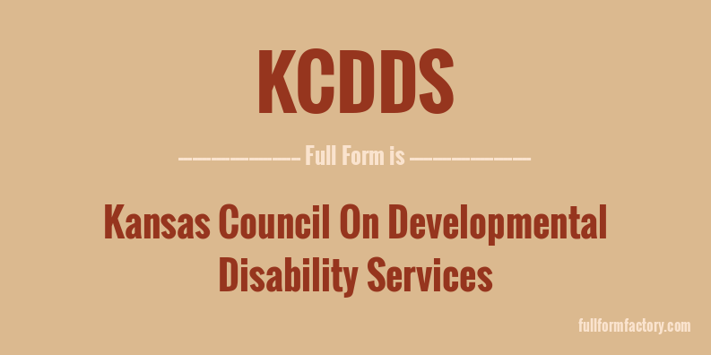 kcdds-full-form