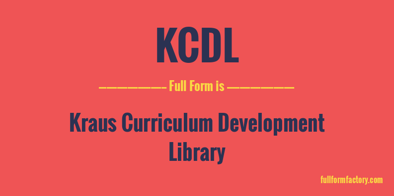 kcdl-full-form