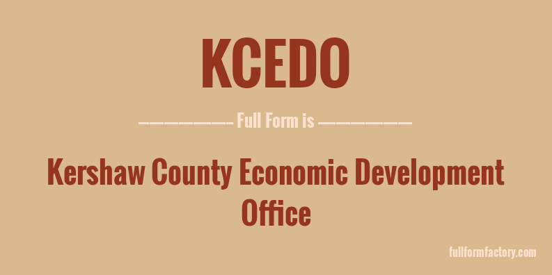 kcedo-full-form