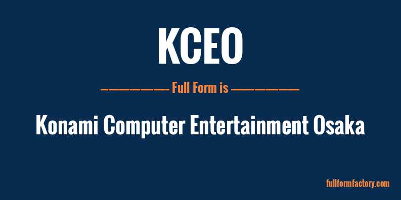 kceo-full-form