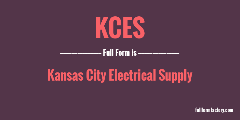 kces-full-form