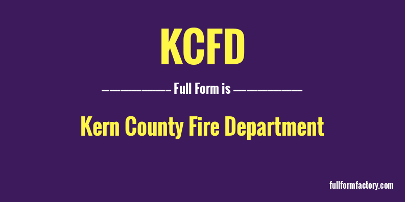 kcfd-full-form