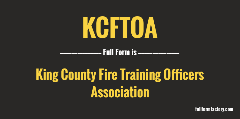 kcftoa-full-form