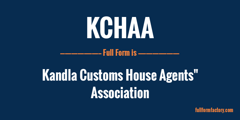 kchaa-full-form