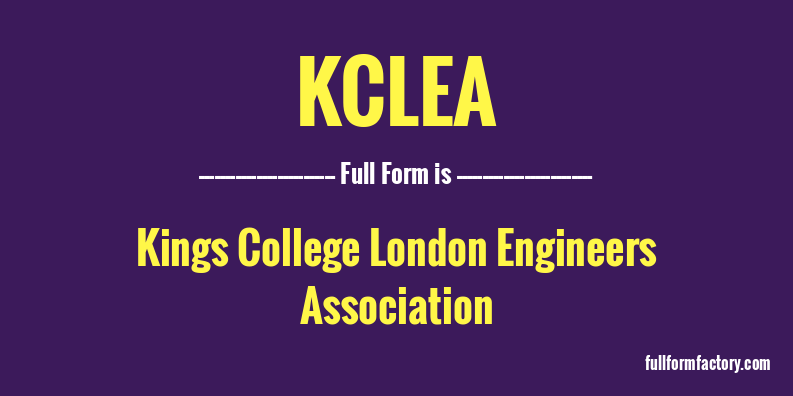 kclea-full-form