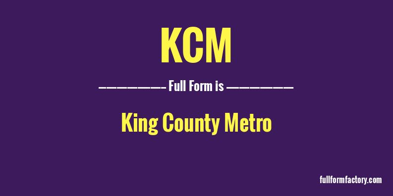 kcm-full-form