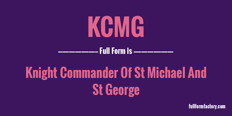 kcmg-full-form
