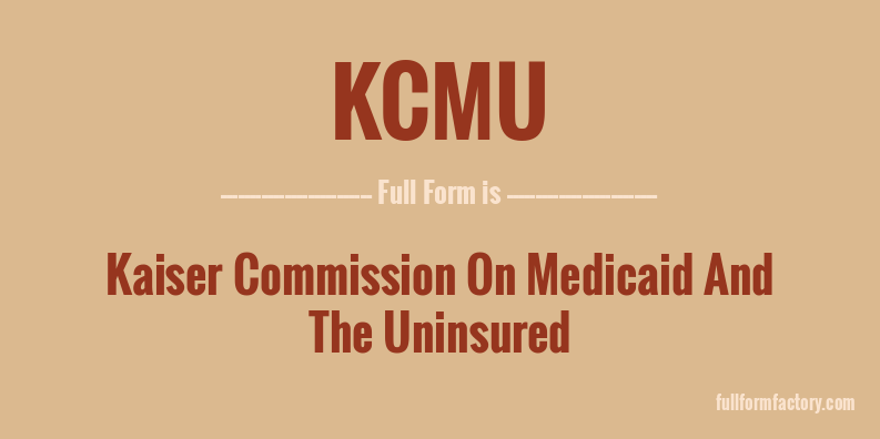 kcmu-full-form