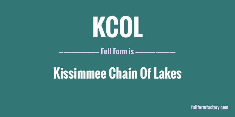 kcol-full-form