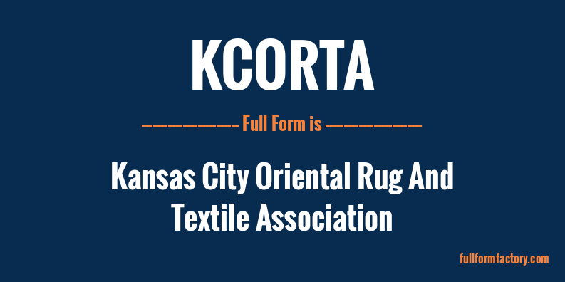 kcorta-full-form