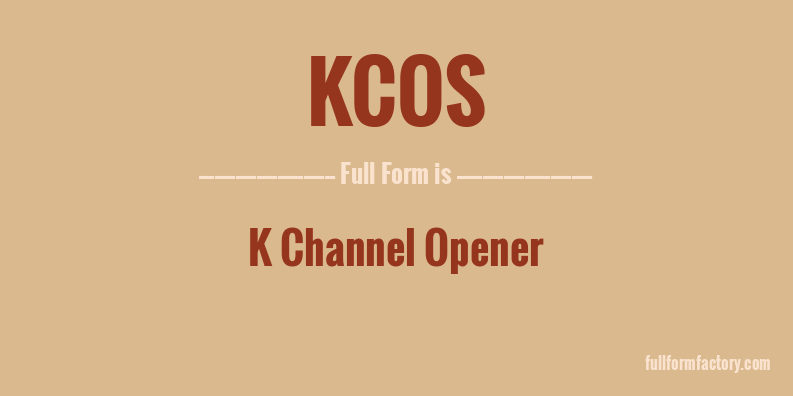 kcos-full-form