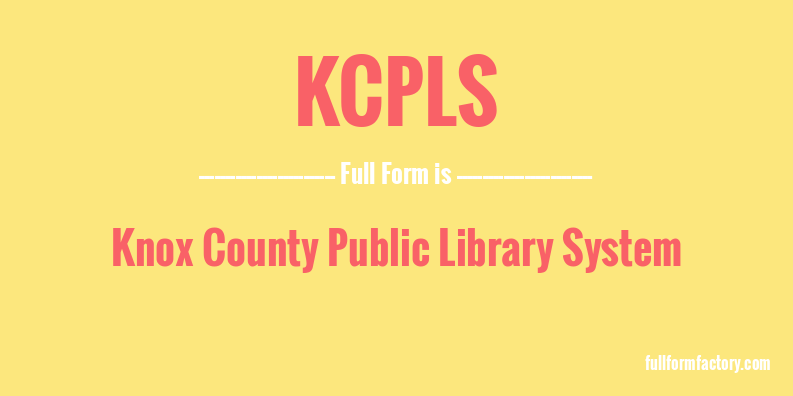 kcpls-full-form