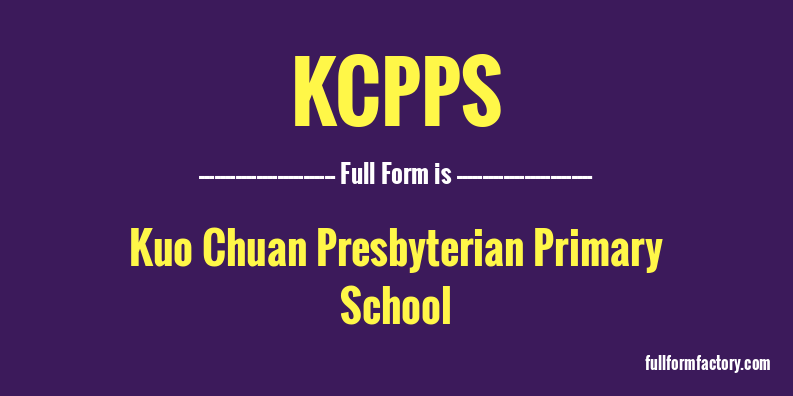 kcpps-full-form