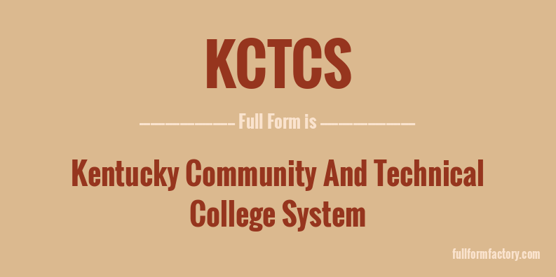 kctcs-full-form